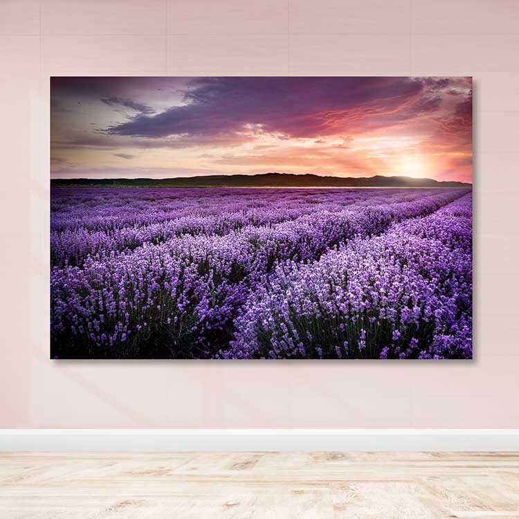 Quadro em Tela Decorativo Multicolor 100x140 cm com Moldura de Madeira (3-4 cm) – 100% Canvas
