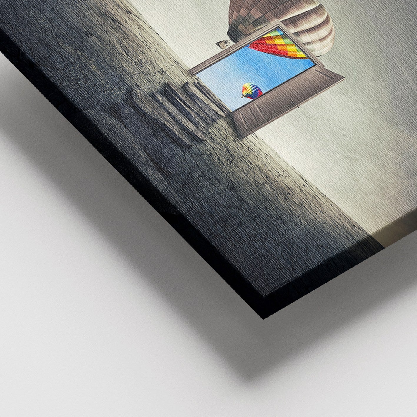 Quadro em Tela Decorativa Multicolor 100x140 cm, 100% Canvas com Moldura de Madeira (3-4 cm)