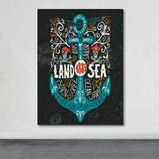 Quadro Decorativo em Tela Multicolor, 100% Canvas, Moldura de Madeira (3–4 cm), 100x140 cm