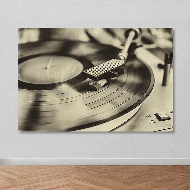 Quadro em Tela Decorativo Multicolor 100x140 cm com Moldura de Madeira (3–4 cm)