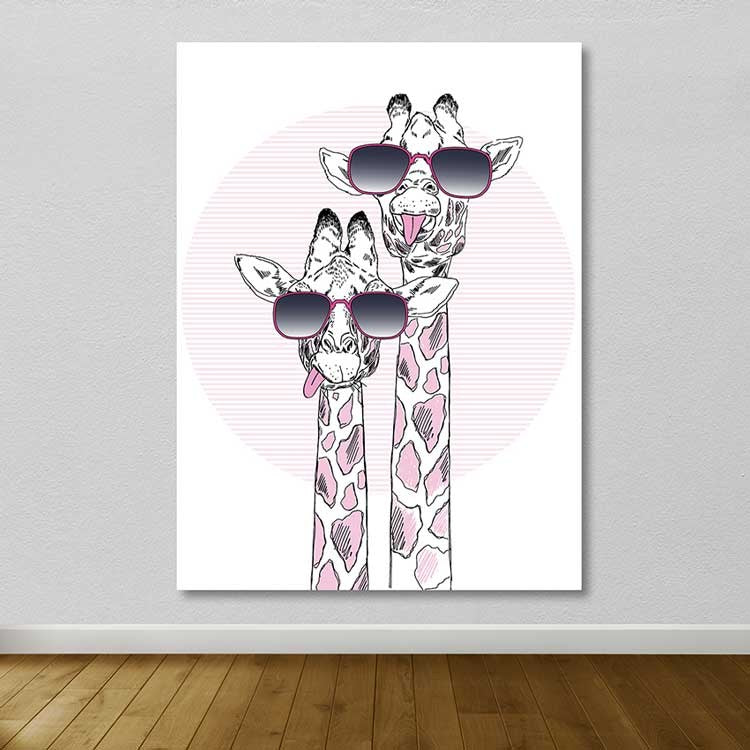 Tela Decorativa em Canvas 100% com Moldura de Madeira (3–4 cm), 100 x 140 cm – Multicolorido