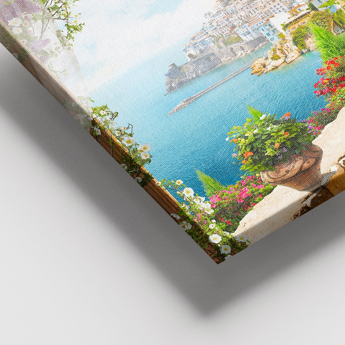 Quadro em Tela 100% Canvas com Moldura de Madeira (3–4 cm), 100x140 cm, Multicolor – DEV02987100140