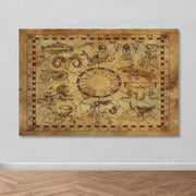 Quadro em Tela Multicolor 100% Canvas com Moldura de Madeira (3-4 cm) – 100x140 cm