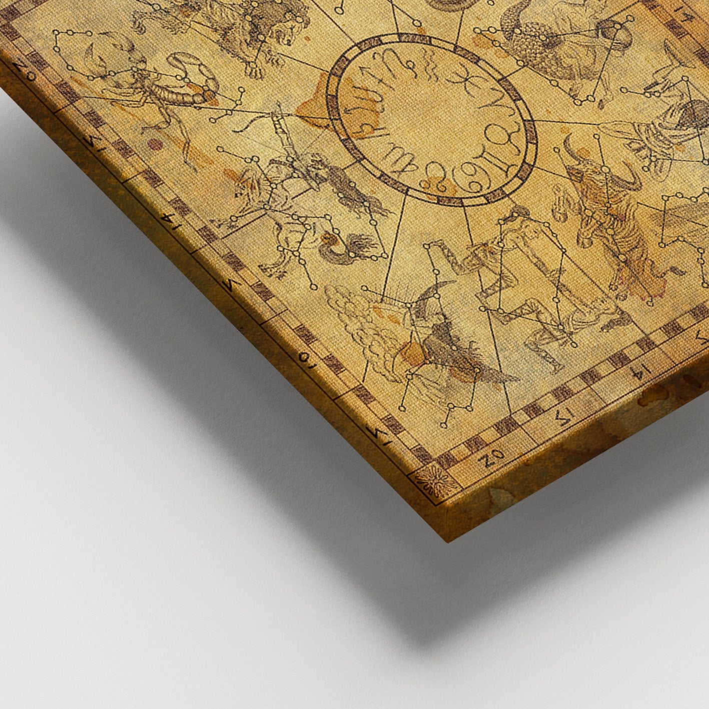 Quadro em Tela Multicolor 100% Canvas com Moldura de Madeira (3-4 cm) – 100x140 cm