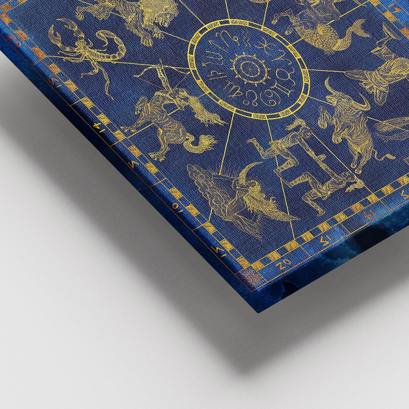 Quadro em Tela Decorativo Multicolor 100 x 140 cm — 100% Canvas com Moldura de Madeira (3–4 cm)