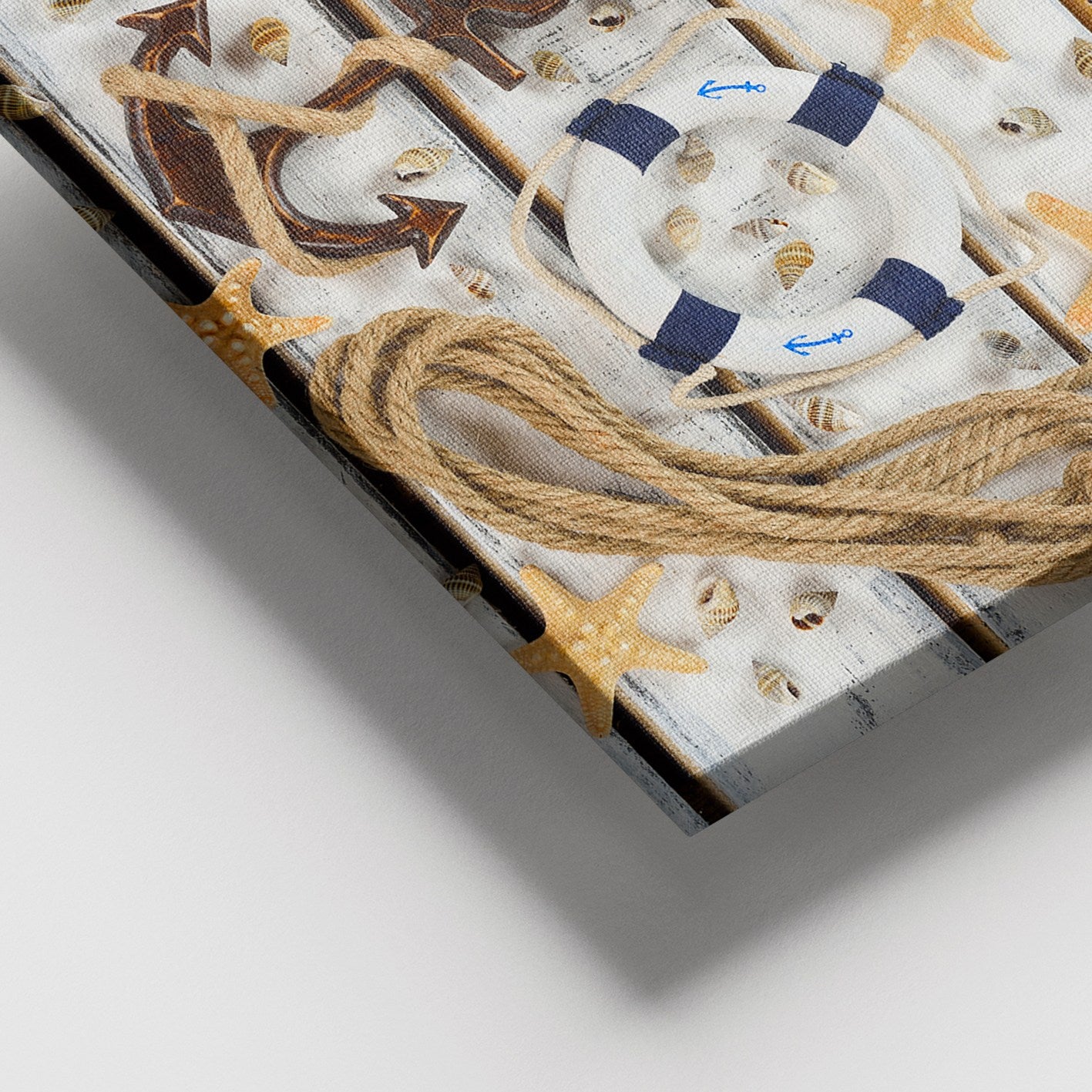 Tela Decorativa Multicolor 100x140 cm com Moldura de Madeira (3-4 cm)