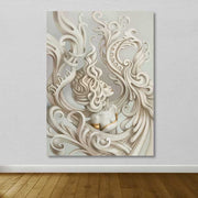 Quadro em Tela Decorativo Multicolor 100x140 cm com Moldura de Madeira (3–4 cm) – DEV02999100140