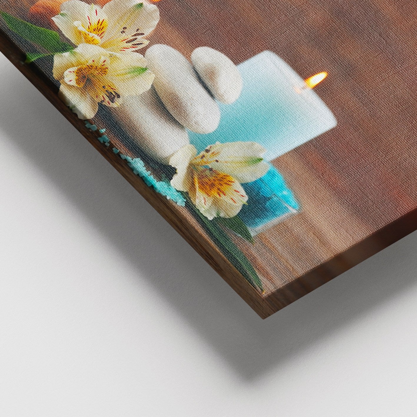 Quadro em Tela 100% Canvas com Moldura de Madeira (3–4 cm) 100x140 cm – Multicolor