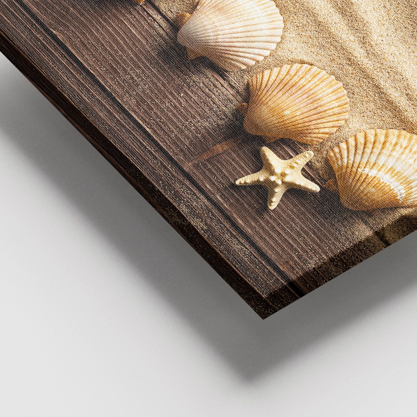 Quadro em Tela Decorativa Multicolor 100 x 140 cm com Moldura de Madeira (3–4 cm) – 100% Canvas