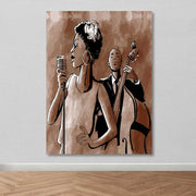 Tela Decorativa em Canvas 100% Multicolor 100x140 cm com Moldura de Madeira 100% (3–4 cm)