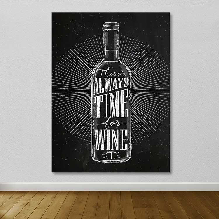 Quadro em Tela (100% Canvas) com Moldura de Madeira (3–4 cm), Multicolor, 100 x 140 cm