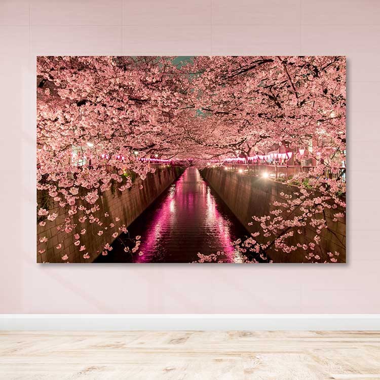 Quadro Decorativo em Tela Multicolor 100x140 cm com Moldura de Madeira (3–4 cm) – 100% Canvas | DEV03009100140