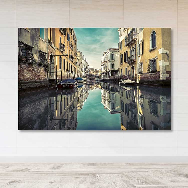 Quadro em Tela Decorativa Multicolor 100x140 cm — 100% Canvas com Moldura 100% Madeira (3–4 cm)