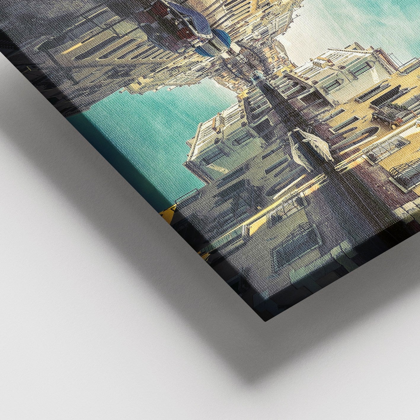 Quadro em Tela Decorativa Multicolor 100x140 cm — 100% Canvas com Moldura 100% Madeira (3–4 cm)