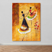 Quadro em Tela Canvas 100% Multicolor 100x140 cm com Moldura de Madeira (3–4 cm)