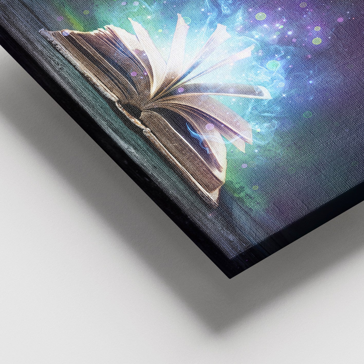 Quadro em Tela Decorativa Multicolor 100 x 140 cm — 100% Tela, Moldura em Madeira 3–4 cm