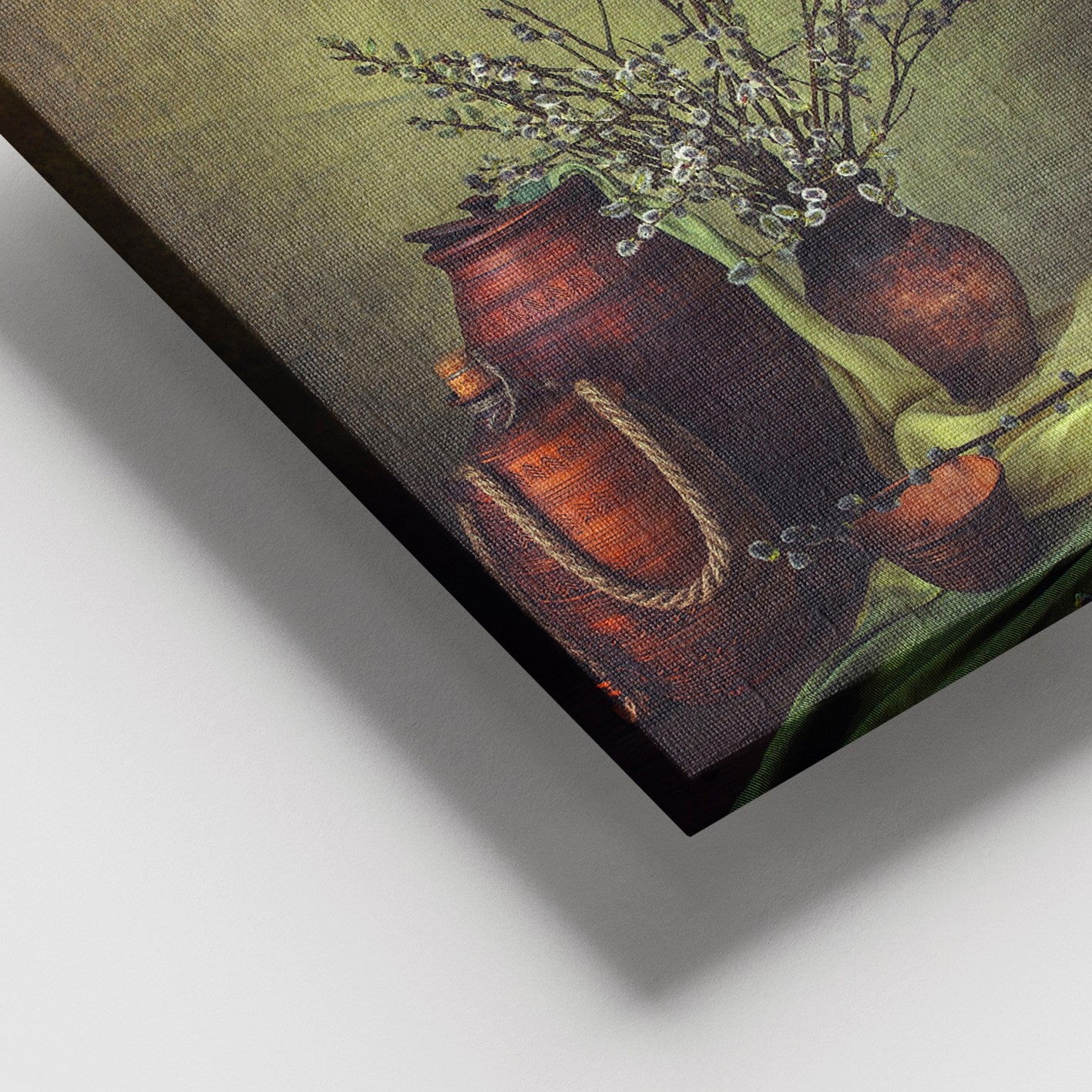 Quadro Decorativo em Tela Canvas 100% com Moldura de Madeira (3–4 cm), 100 x 140 cm – Multicolor