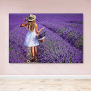 Quadro em Tela Decorativo Multicolorido 100 x 140 cm – 100% Canvas, Moldura de Madeira 3-4 cm