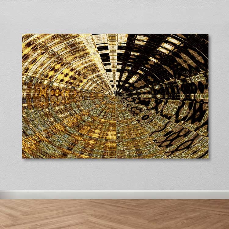 Pintura em Tela Decorativa Multicolor 100x140 cm, Canvas 100% com Moldura de Madeira 3–4 cm – Ref. 205DNT2011 / DEV03027100140