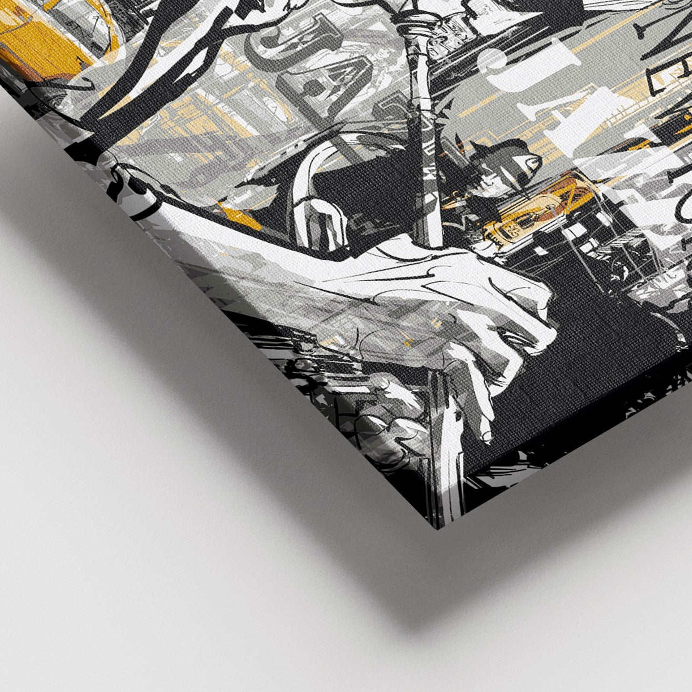 Quadro em Tela Decorativa Multicolorido 100x140 cm – 100% Tela (Canvas) com Moldura de Madeira 3–4 cm