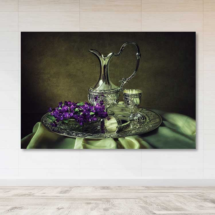 Tela Decorativa em Canvas 100% Multicolor com Moldura de Madeira (3–4 cm) 100x140 cm – 3,8 kg