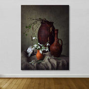 Quadro em Tela Decorativo Multicolor 100x140 cm — 100% Tela, Moldura de Madeira (3–4 cm)