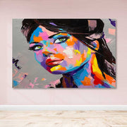 Quadro em Tela Decorativa Multicolor 100x140 cm — 100% Canvas com Moldura de Madeira (3–4 cm)