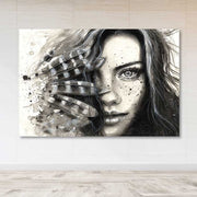 Quadro Decorativo em Tela 100% Canvas com Moldura de Madeira (3–4 cm), Multicolor, 100 x 140 cm