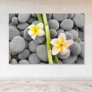 Quadro em Tela 100% Canvas Decorativo Multicolor 100x140 cm com Moldura de Madeira (3–4 cm)