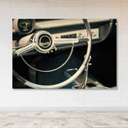 Quadro Decorativo em Tela 100x140 cm com Moldura de Madeira – Multicolor