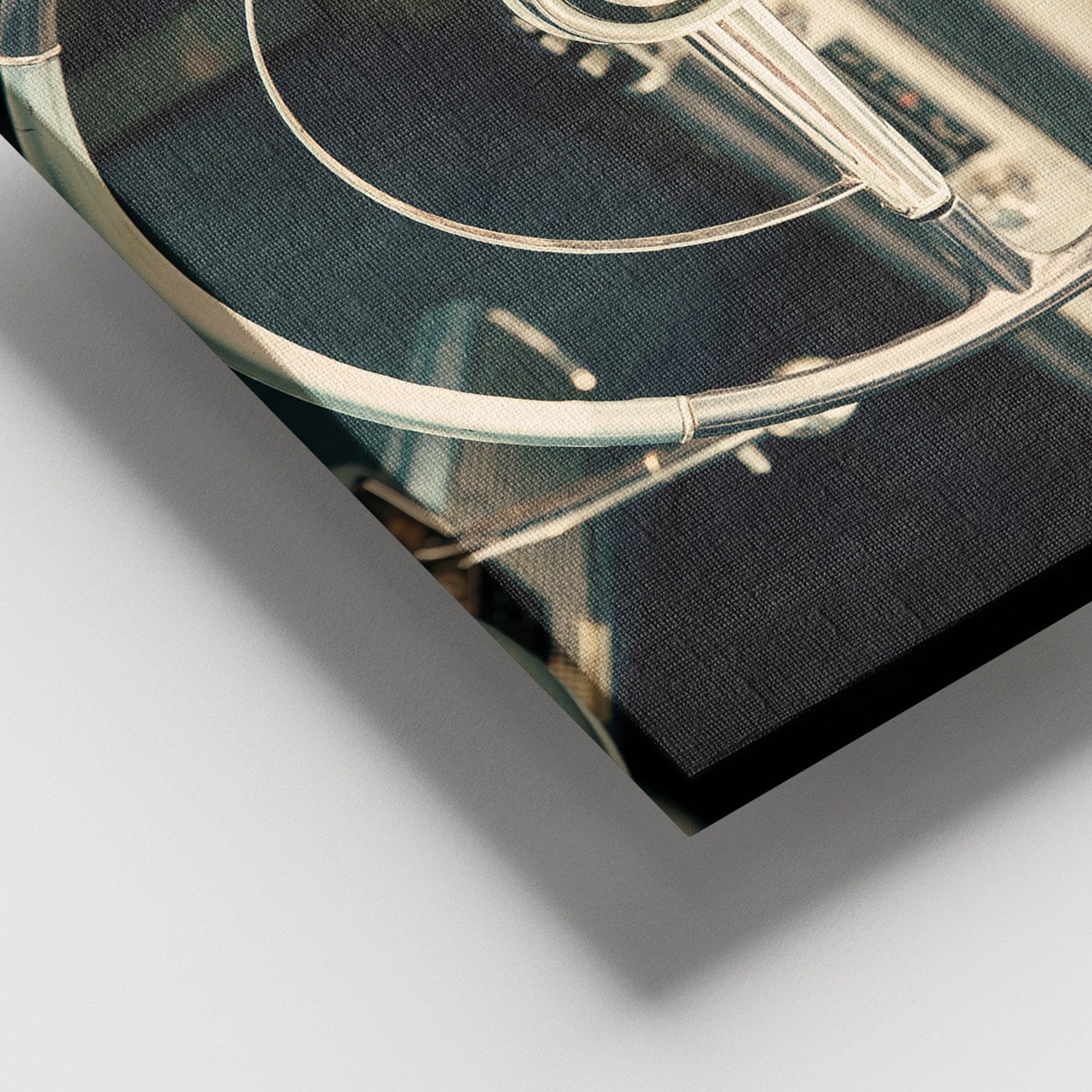 Quadro Decorativo em Tela 100x140 cm com Moldura de Madeira – Multicolor