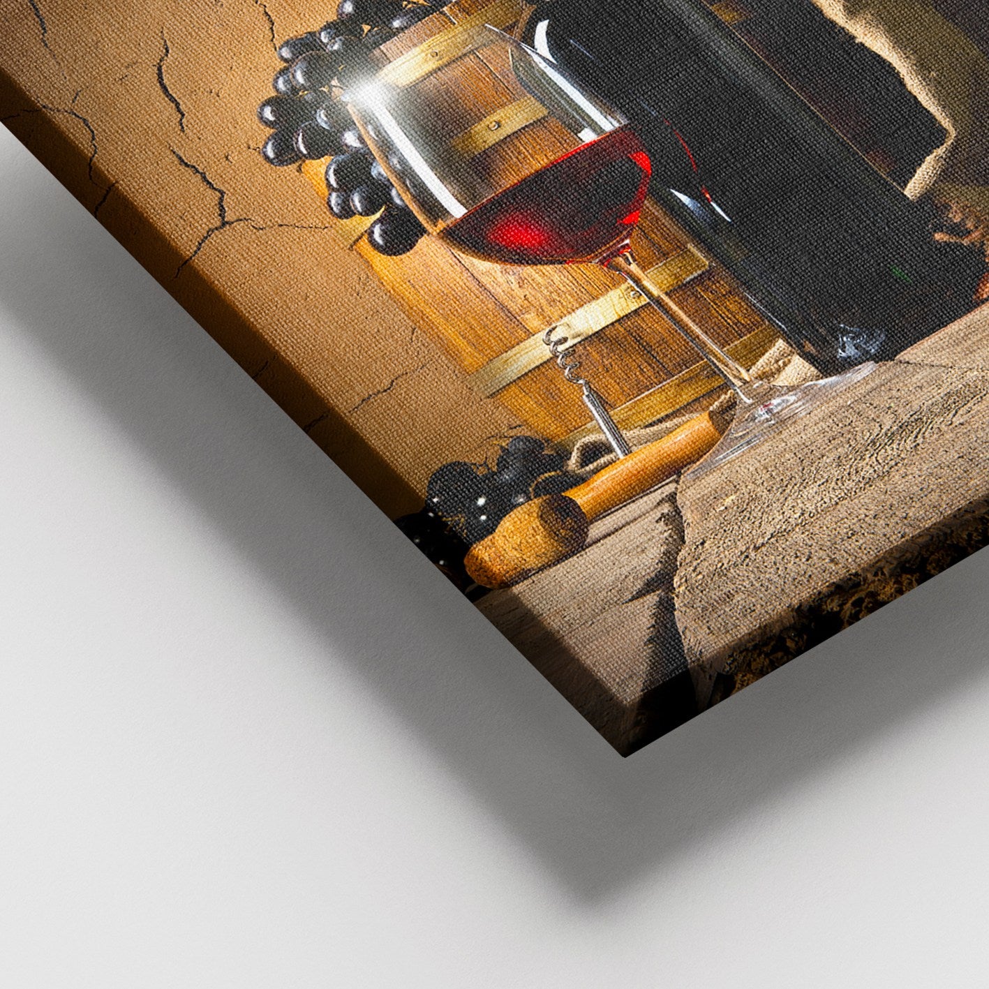 Pintura em Tela Decorativa Multicolor 100% Canvas 100x140 cm com Moldura 100% Madeira (3–4 cm)