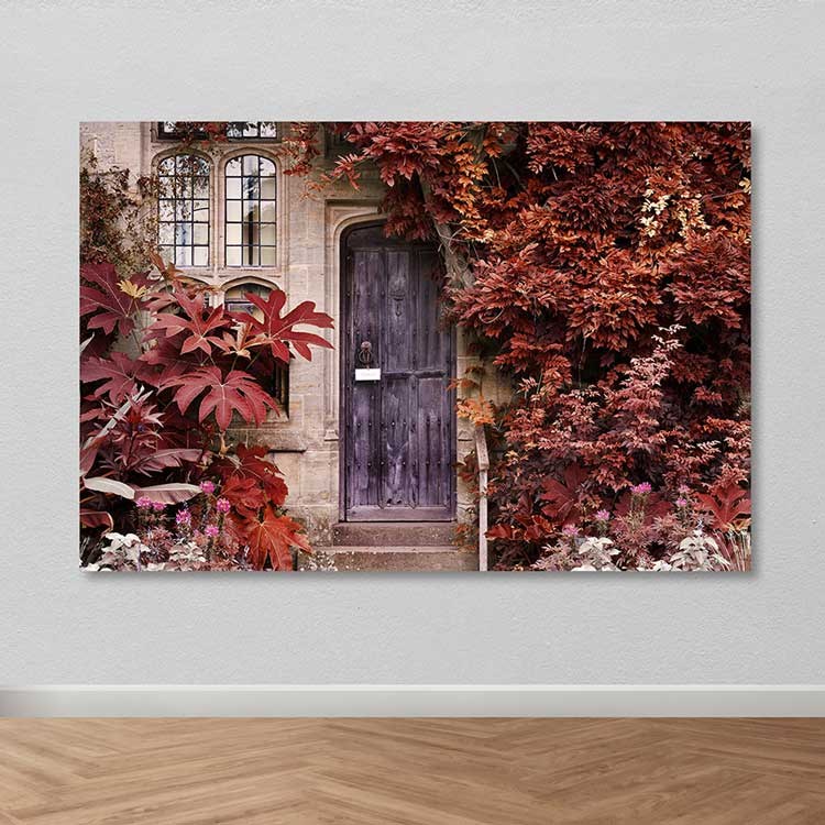 Quadro em Tela Decorativa Multicolor 100x140 cm com Moldura de Madeira (3–4 cm) – 100% Canvas