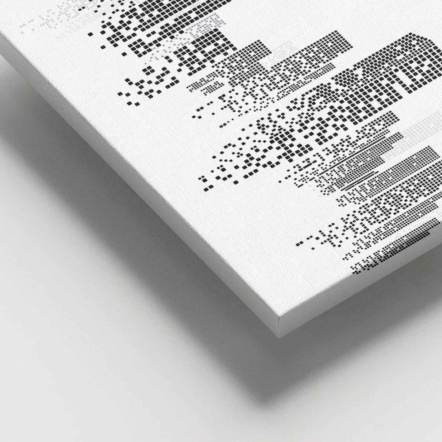 Tela Decorativa 100% Canvas Multicolor 100x140 cm com Moldura de Madeira (3–4 cm) – 205DNT2039