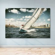 Quadro em Tela 100% Canvas com Moldura de Madeira (3–4 cm) – Multicolor – 100 x 140 cm