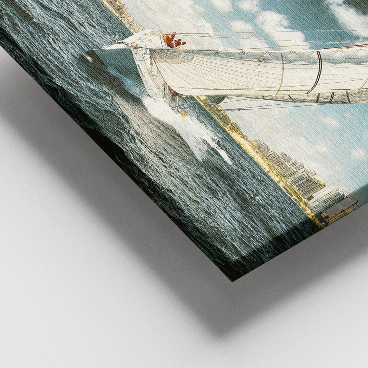 Quadro em Tela 100% Canvas com Moldura de Madeira (3–4 cm) – Multicolor – 100 x 140 cm