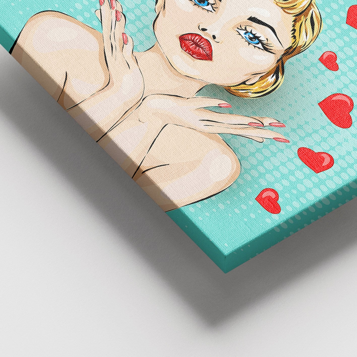 Quadro em Tela Decorativa Multicolor 100x140 cm – 100% Tela com Moldura de Madeira (3–4 cm)