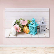 Quadro em Tela Decorativa Multicolor 100x140 cm | Canvas 100% com Moldura de Madeira (3–4 cm)