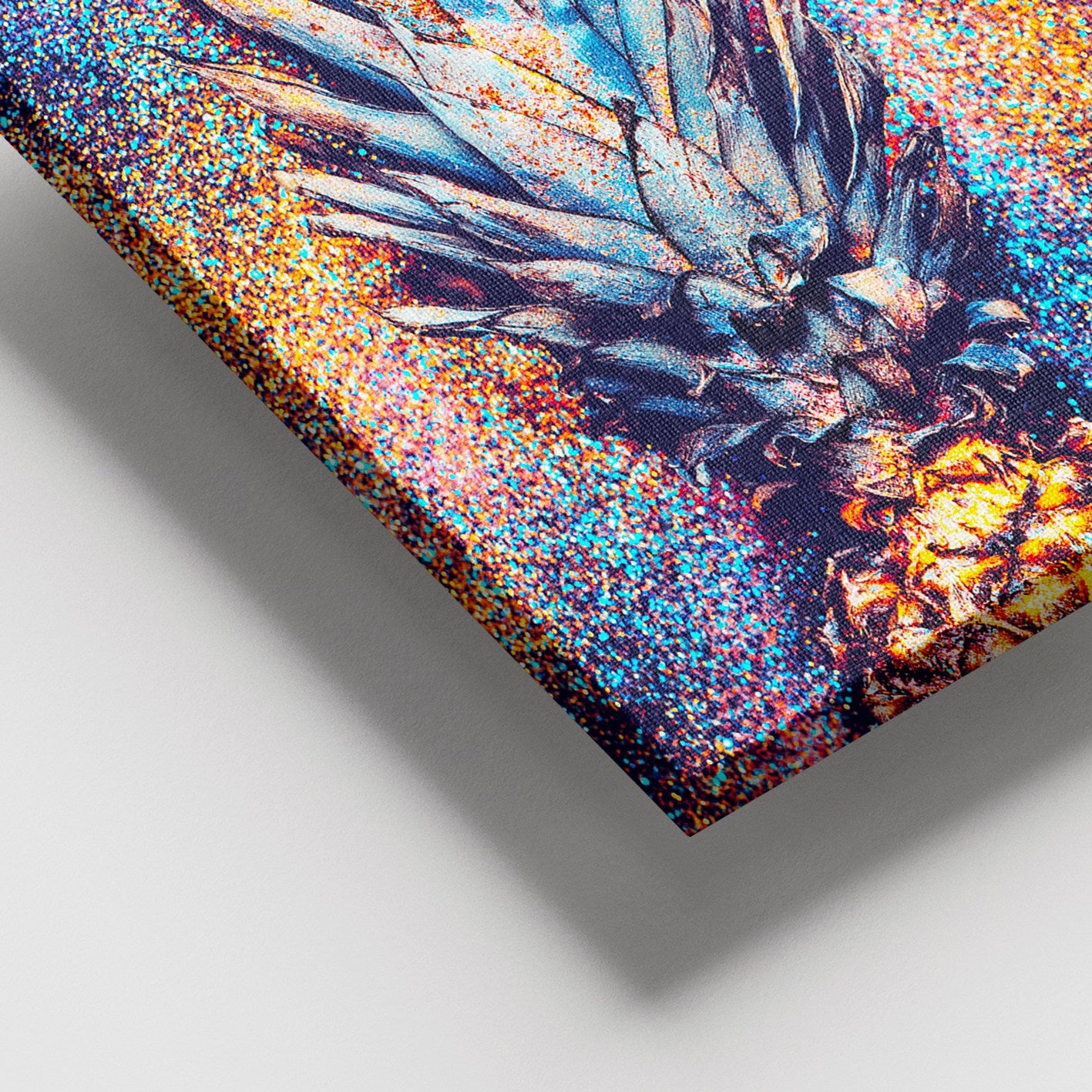 Quadro Decorativo em Tela Multicolor 100x140 cm – 100% Tela, Moldura de Madeira (3–4 cm)