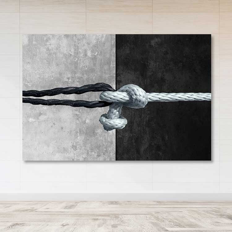 Tela Decorativa Multicolor 100x140 cm — 100% Canvas com Moldura de Madeira 3–4 cm