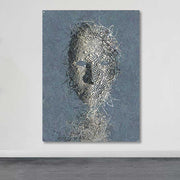 Quadro em Tela Decorativo Multicolor 100x140 cm | 100% Tela com Moldura de Madeira (3–4 cm)