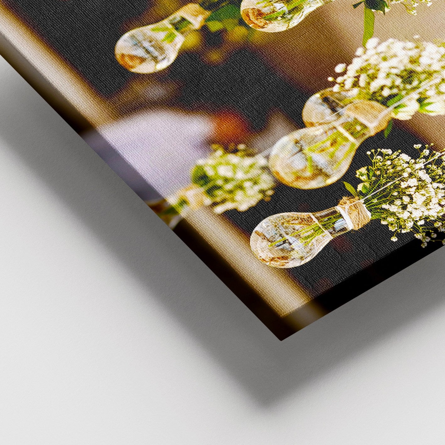 Tela Decorativa 100% Canvas Multicolor 100x140 cm com Moldura de Madeira (3–4 cm)