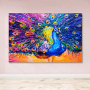 Tela Decorativa em Canvas Multicolor com Moldura de Madeira, 100 x 140 cm (Espessura 3–4 cm)