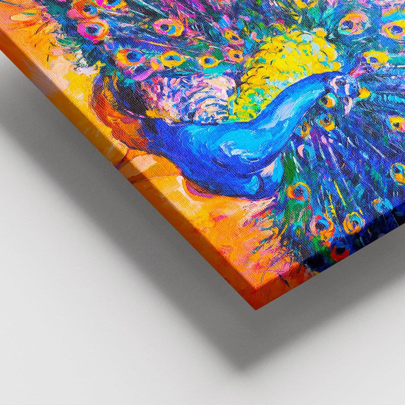 Tela Decorativa em Canvas Multicolor com Moldura de Madeira, 100 x 140 cm (Espessura 3–4 cm)