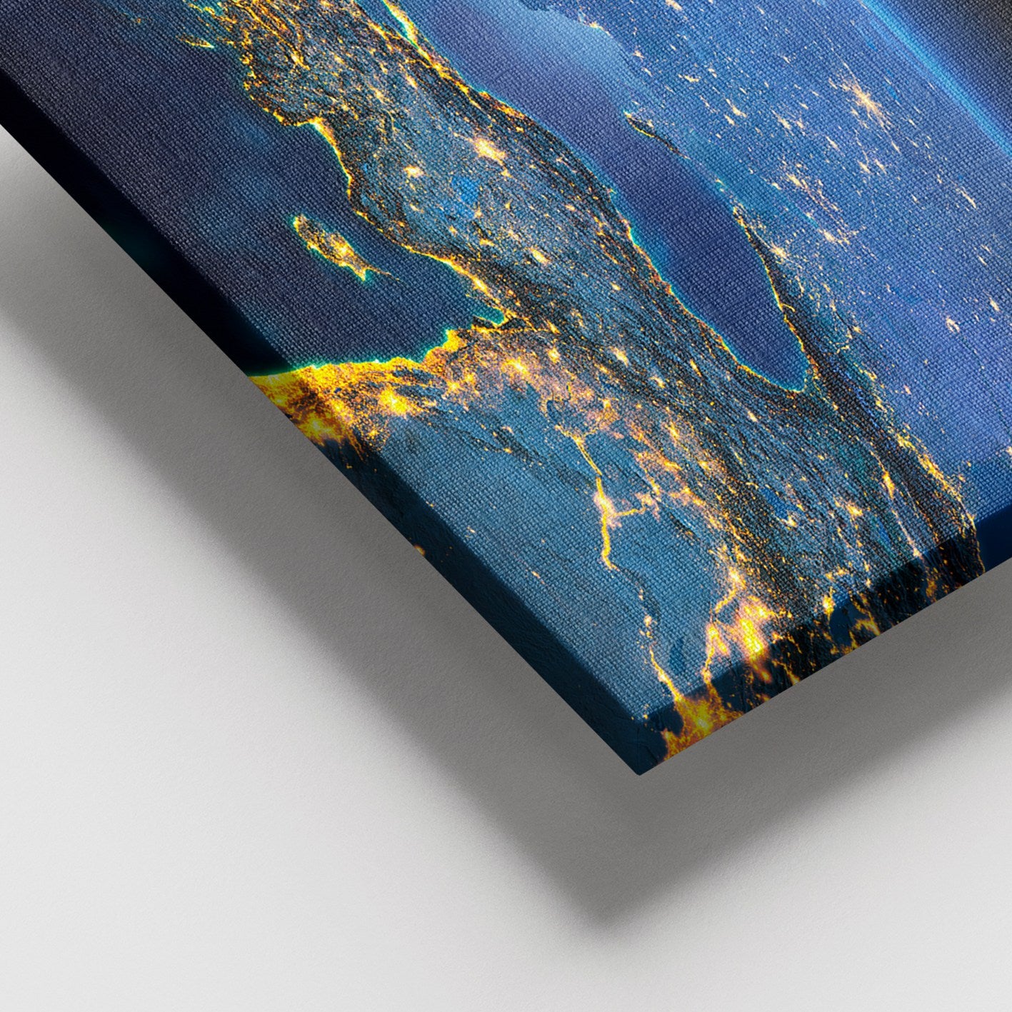 Quadro em Tela Multicolorido em Canvas 100% com Moldura de Madeira 3–4 cm (100 x 140 cm)