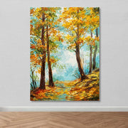 Quadro Decorativo em Tela 100% Canvas com Moldura de Madeira (3–4 cm), 100 x 140 cm – Multicolorido