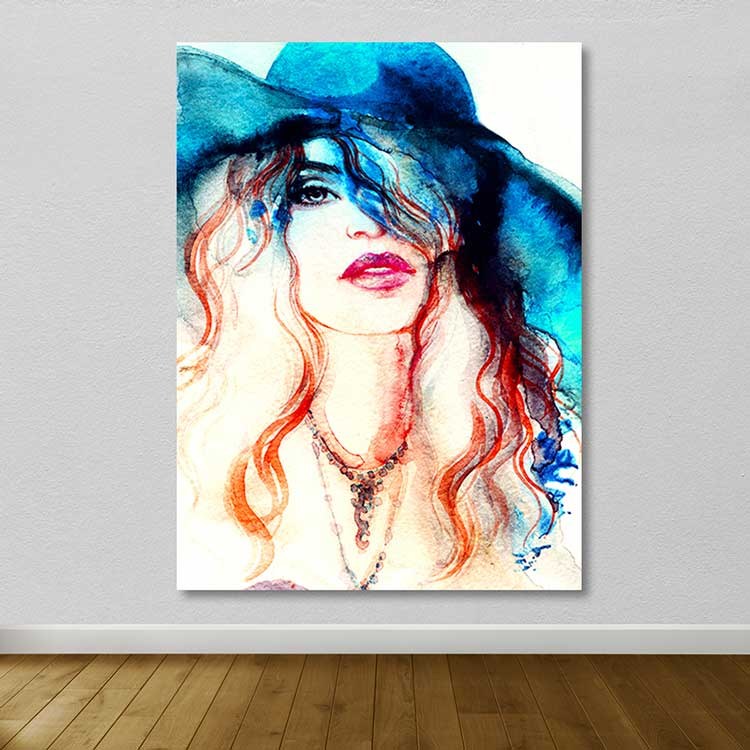 Tela Decorativa Multicolor 100x140 cm em Canvas 100% com Moldura de Madeira (3–4 cm)