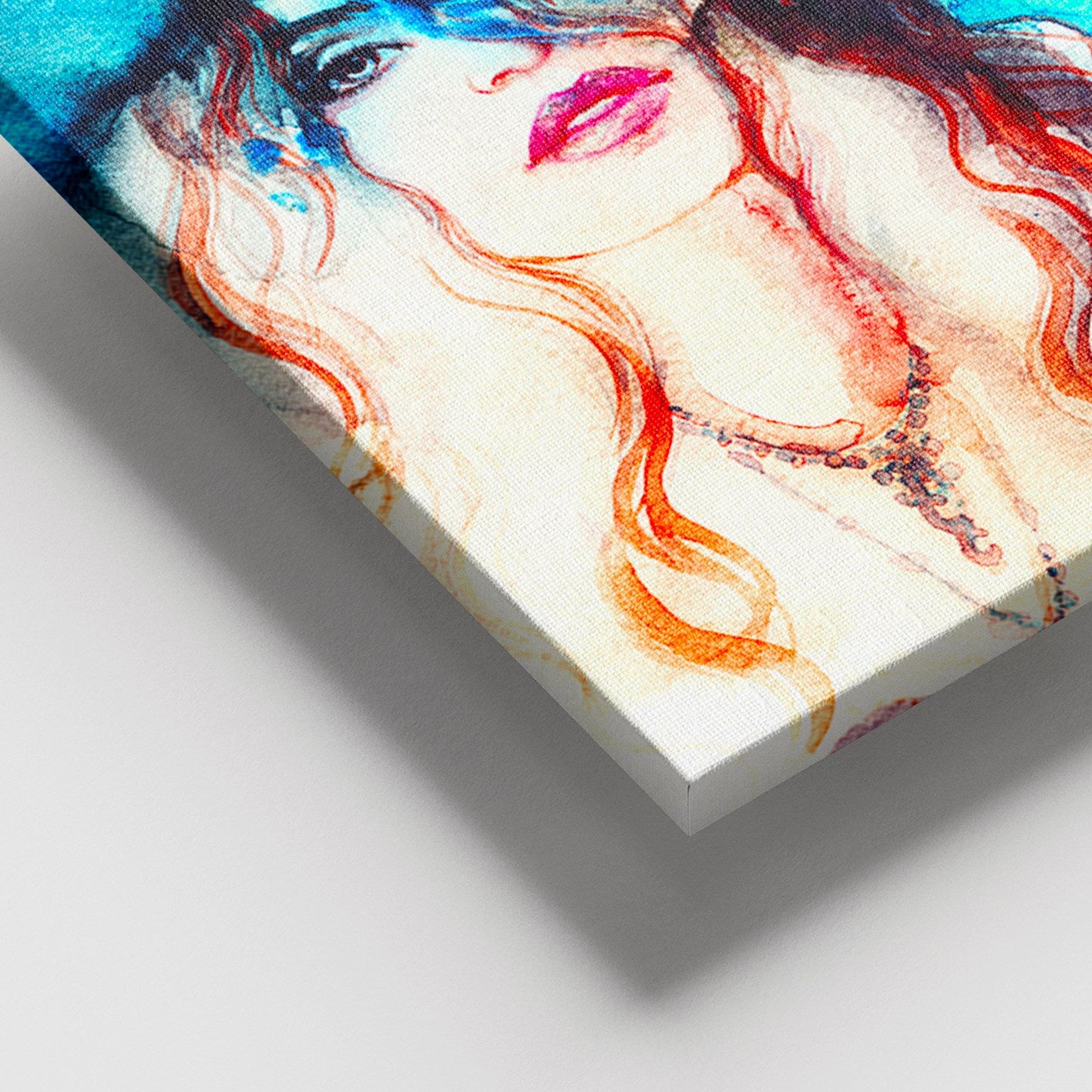 Tela Decorativa Multicolor 100x140 cm em Canvas 100% com Moldura de Madeira (3–4 cm)