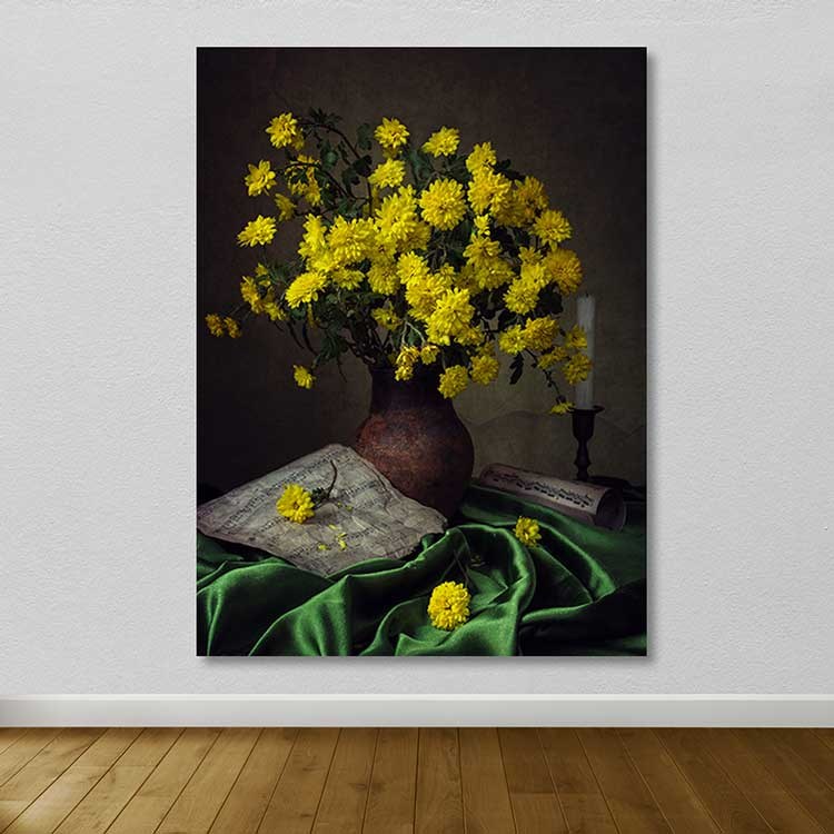 Quadro em Tela Decorativa Multicolor, Canvas 100%, Moldura de Madeira 3-4 cm, 100 x 140 cm