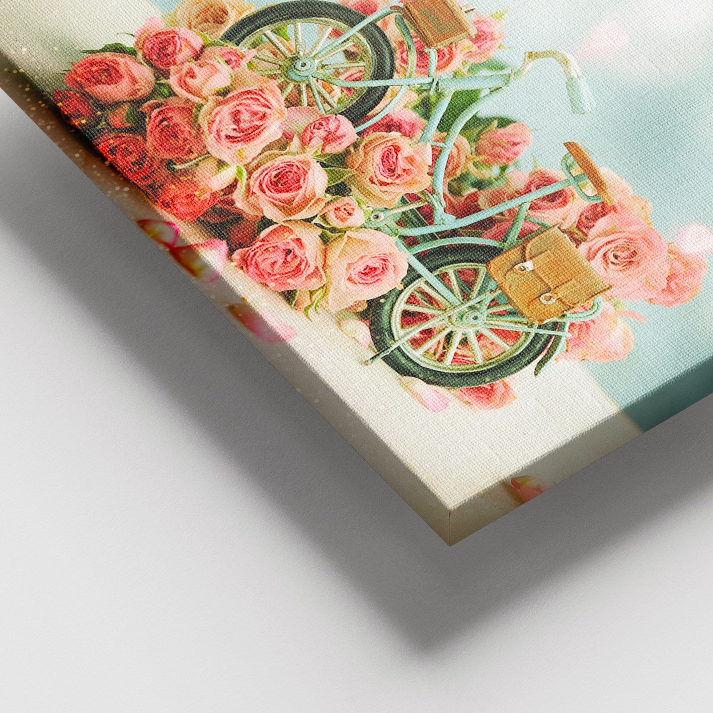 Quadro Decorativo em Tela Multicolor 100 x 140 cm com Moldura de Madeira (3–4 cm) – 100% Tela – Ref. DEV03097100140